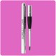 Pinceau eye-liner etui argent