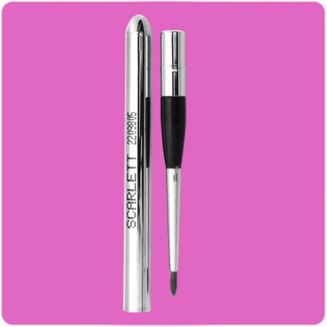 Pinceau eye-liner etui argent