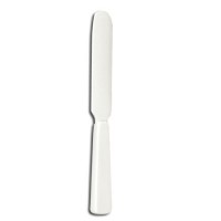 Spatule longue 16 cm, plastique blanc