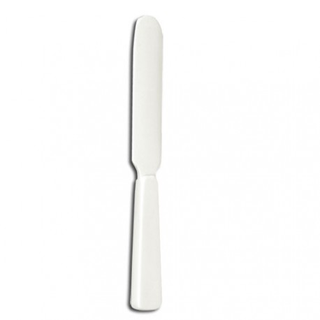 Spatule longue 16 cm, plastique blanc